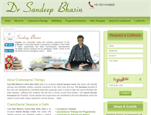 Tablet Screenshot of drsandeepbhasin.com